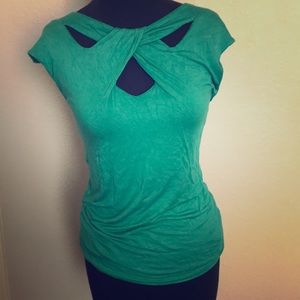 Sexy emerald green top